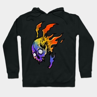 SKULL BAT RAINBOW Hoodie